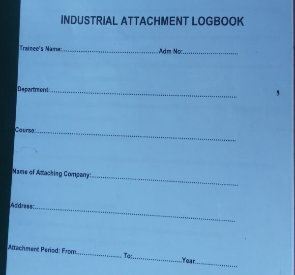 Full guide on how to fill in an industrial attachment logbook