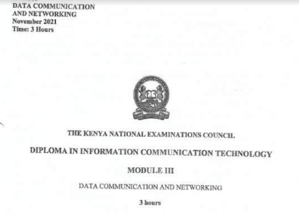 Data communication and networking questions and answers